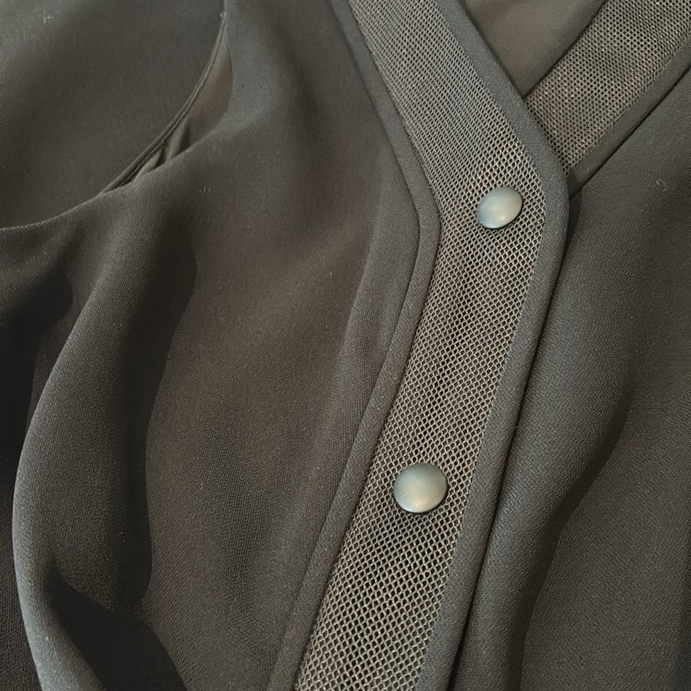 Alexander Wang Snap Button Cross Front Profession… - image 6